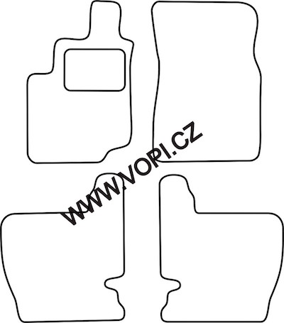 Autokoberce Sang Young Musso 1994 - Carfit (4101)